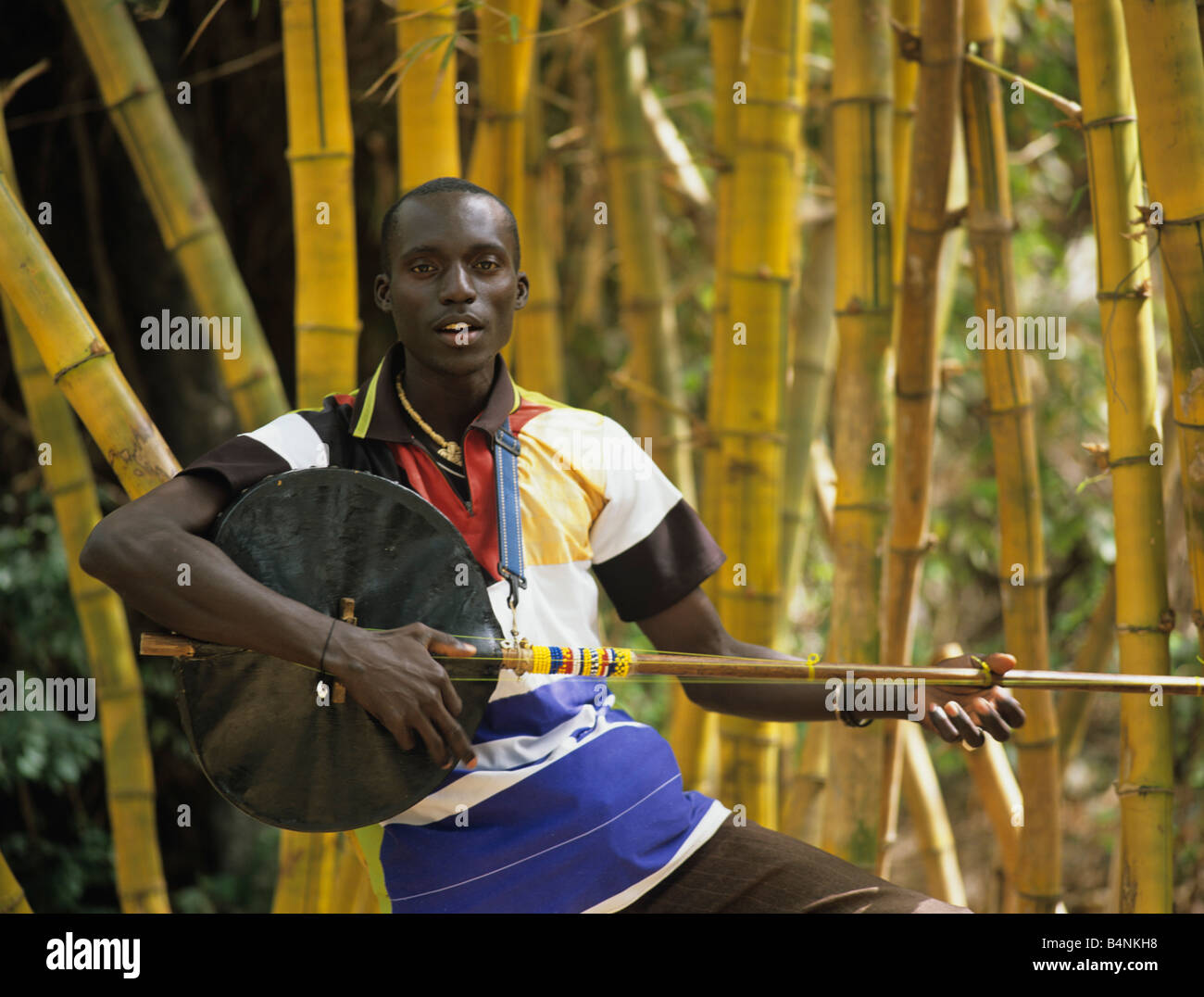 Lokale in Gambia, Afrika Stockfoto