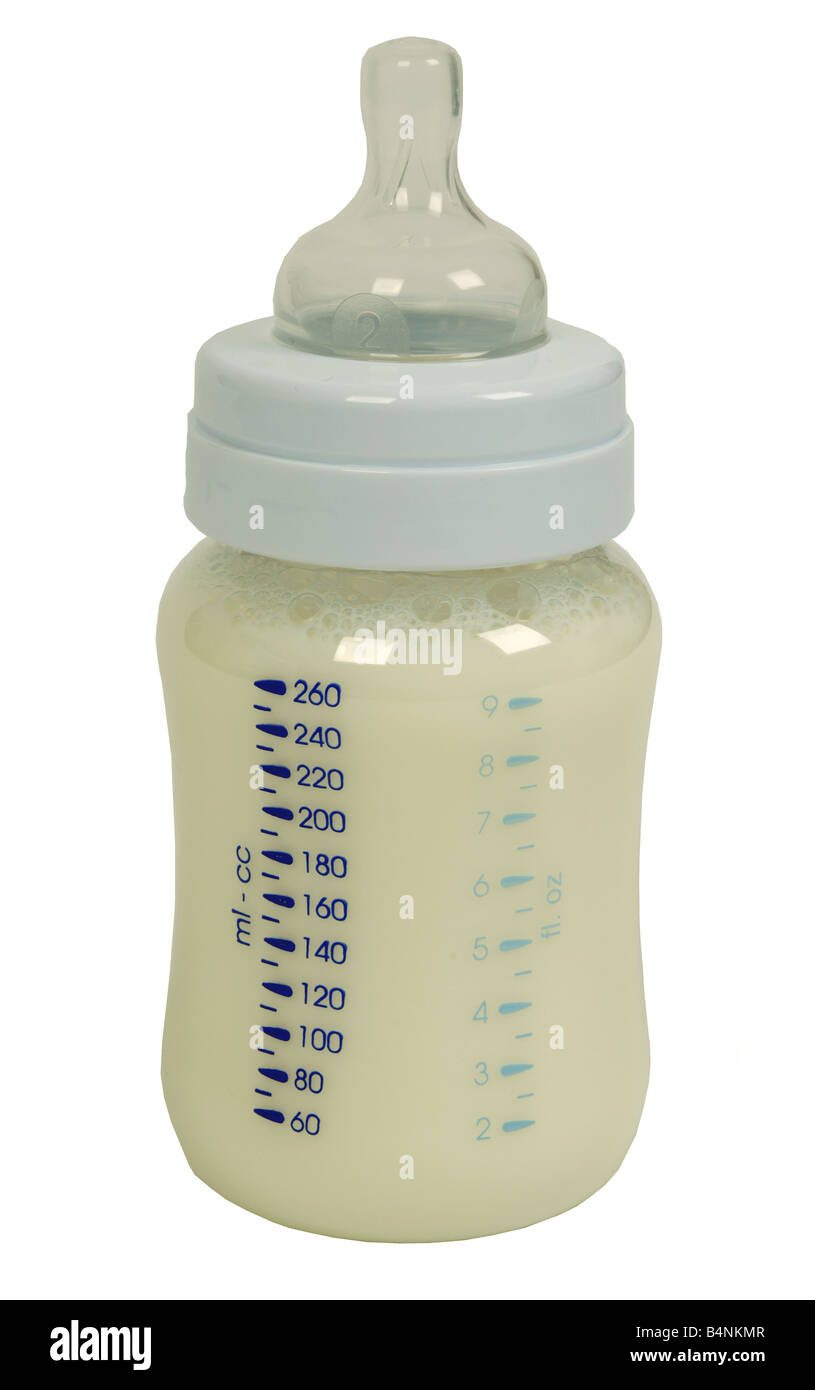 geschnitten Sie aus einer Flasche Baby Milchpulver Stockfotografie - Alamy