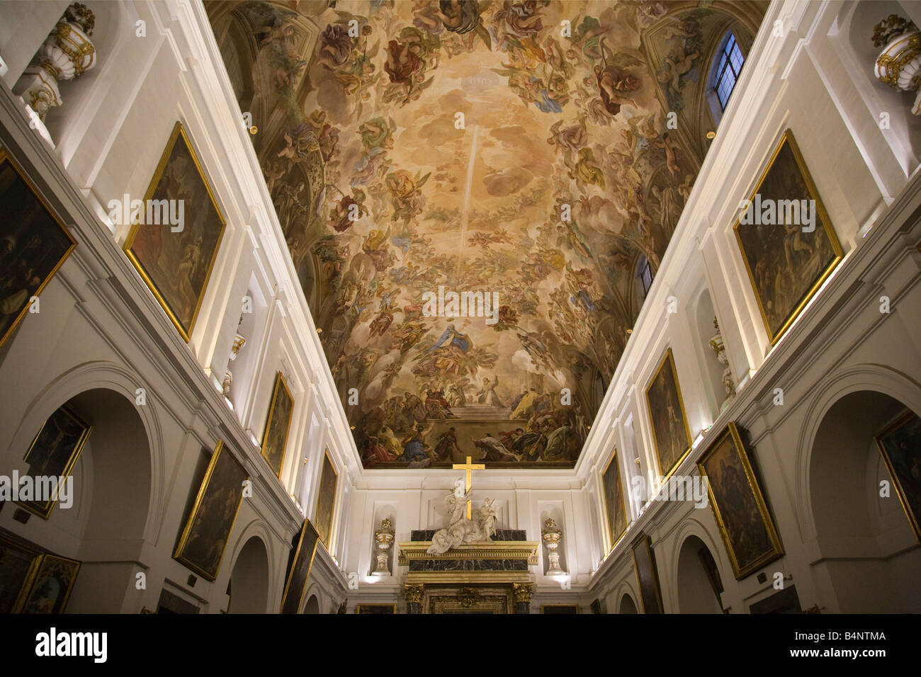 Toledo Kathedrale, Spanien-Innenraum 8 Zimmer der El Grecos Stockfoto