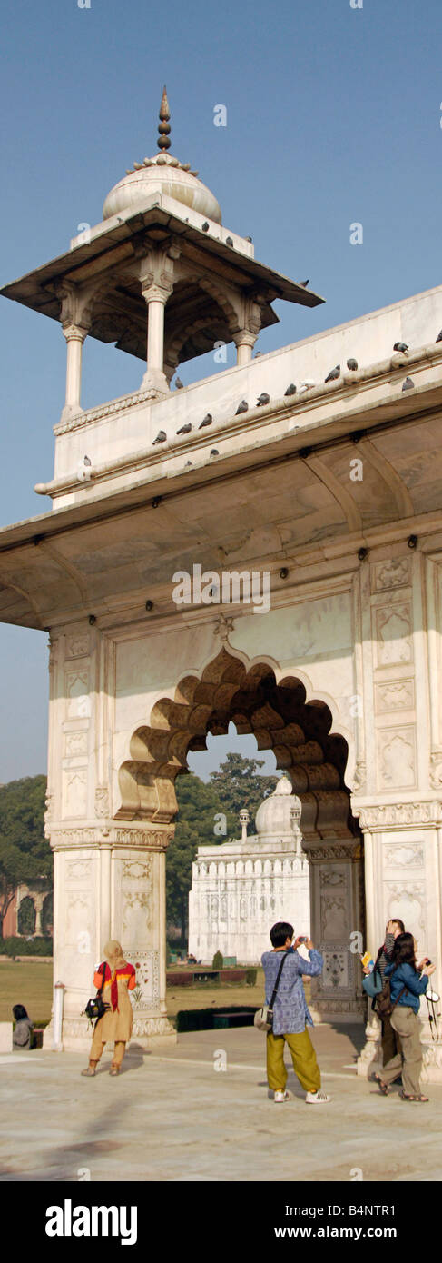 Das Rote Fort in Neu-Delhi, Indien Stockfoto