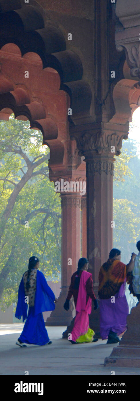 Das Rote Fort in Neu-Delhi, Indien Stockfoto