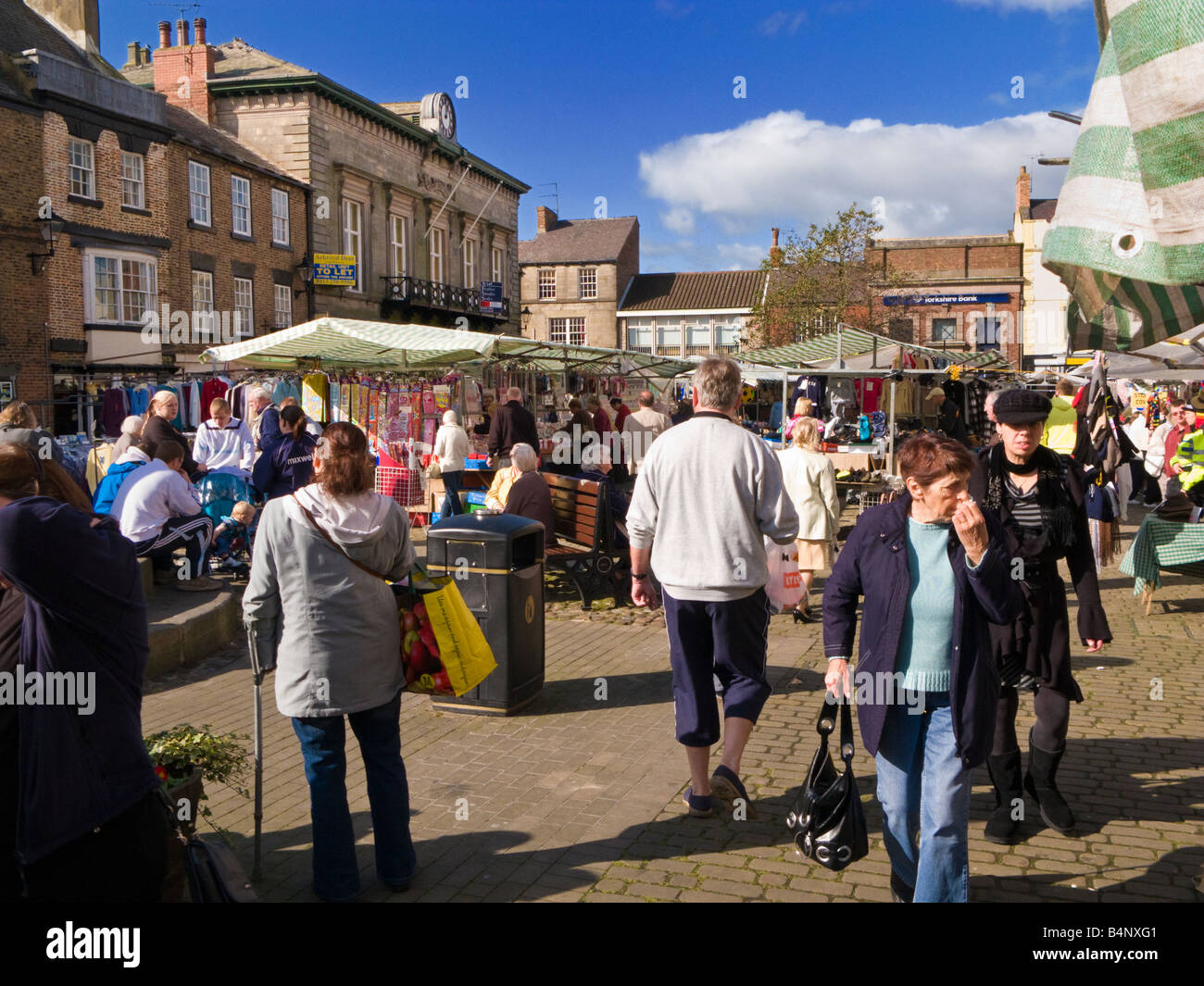 Marktplatz bei Knaresborough, North Yorkshire, England, UK Stockfoto