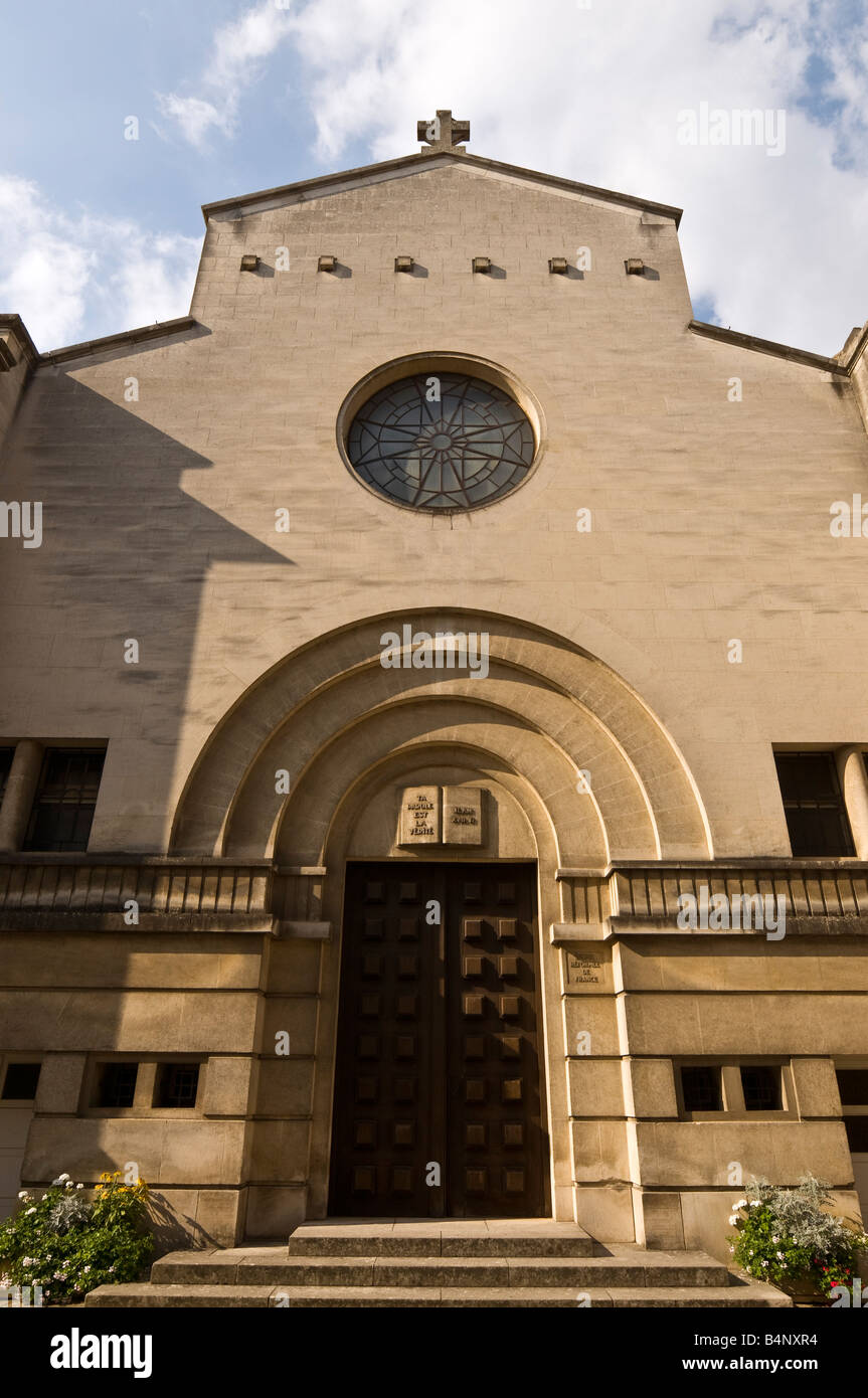 Eglise Réformée de France - Französisch reformierten Kirche, Poitiers, Vienne, Frankreich. Stockfoto