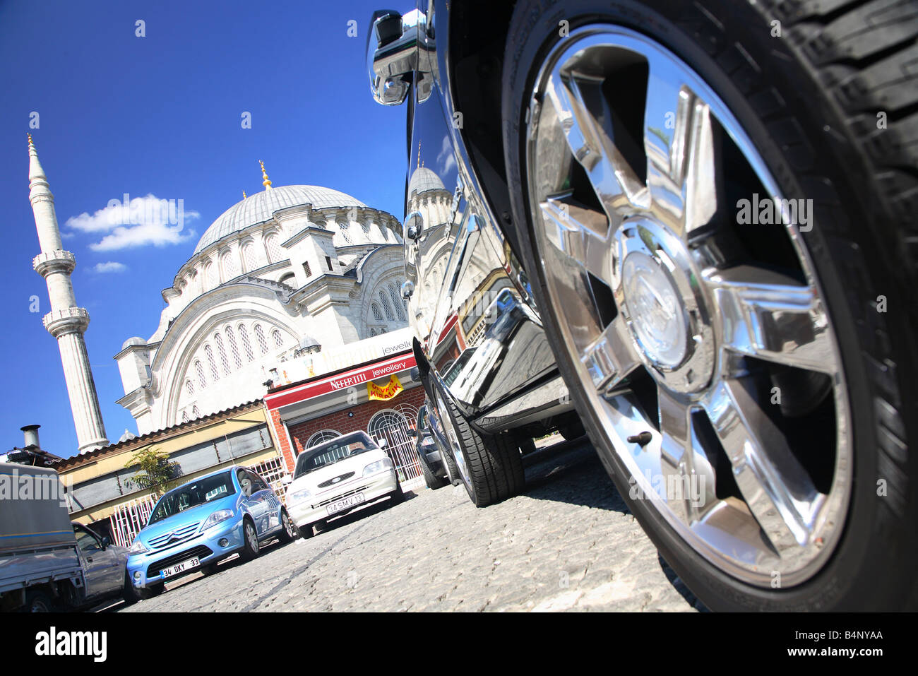 Nuruosmaniye Moschee Camii, Türkei, Istanbul Stockfoto