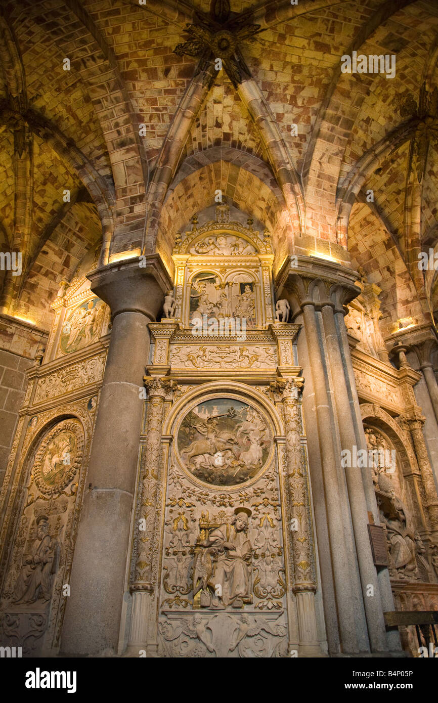 Kathedrale von Ávila, Spanien - Innenraum 13 Stockfoto