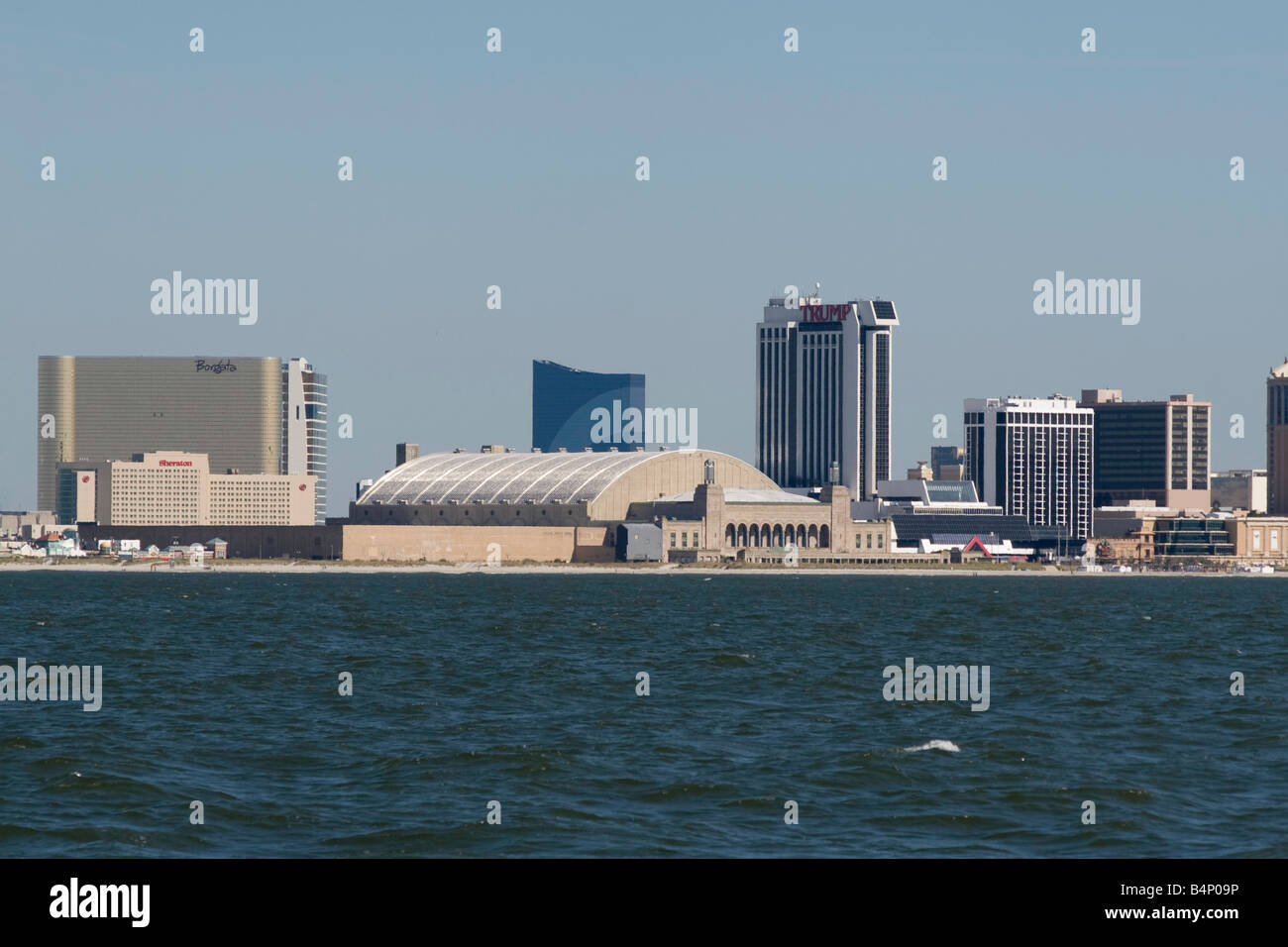 Atlantic City Skyline Stockfoto