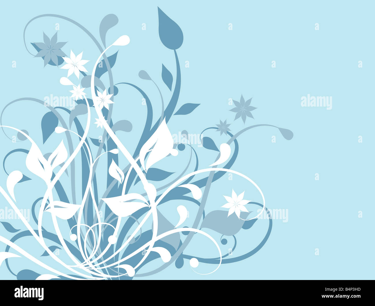 Abstrakten floralen design Stockfoto