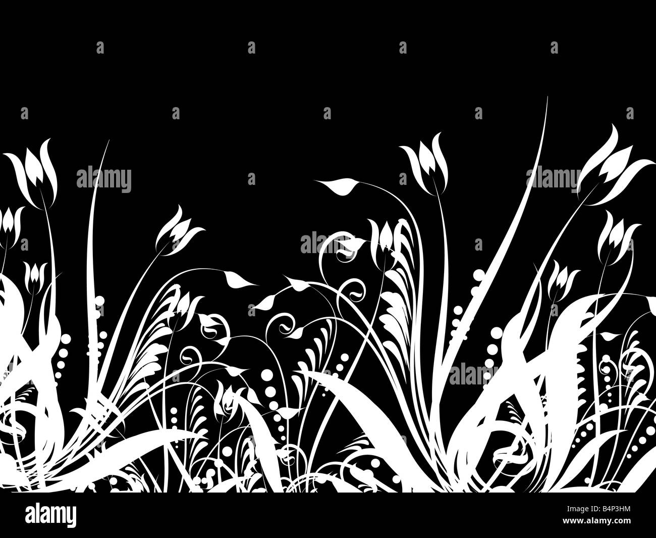Abstrakten floralen design Stockfoto