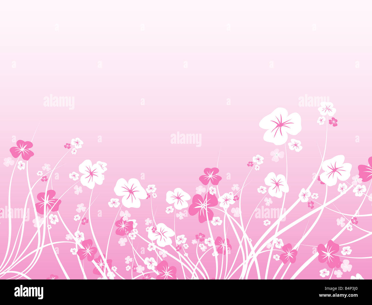 Abstrakten floralen design Stockfoto