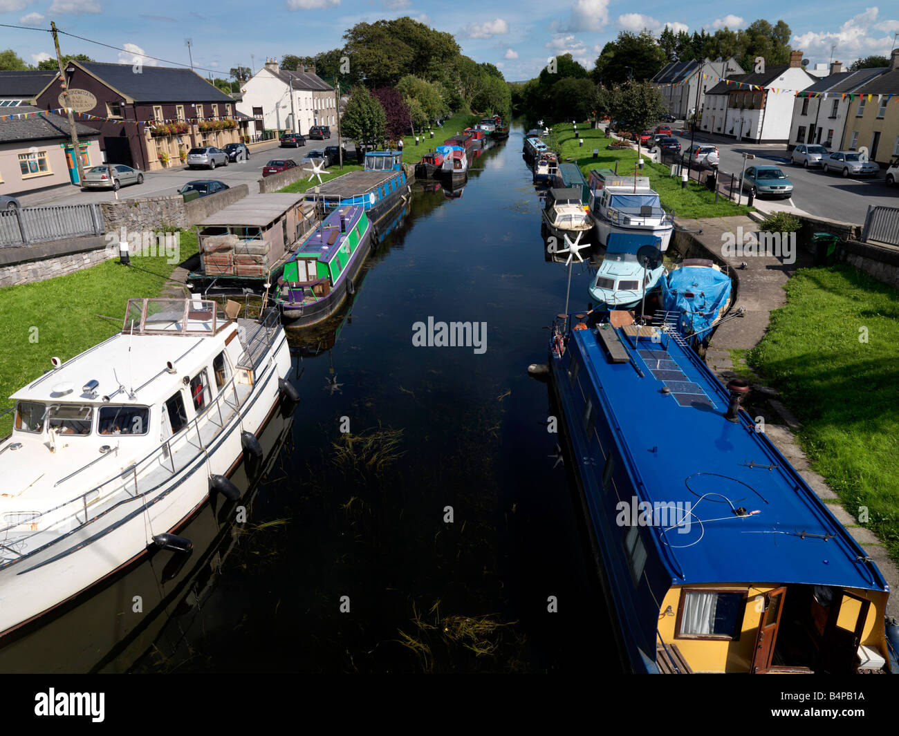 Canal Grande bei Sallins Co.Kildare Ireland Stockfoto