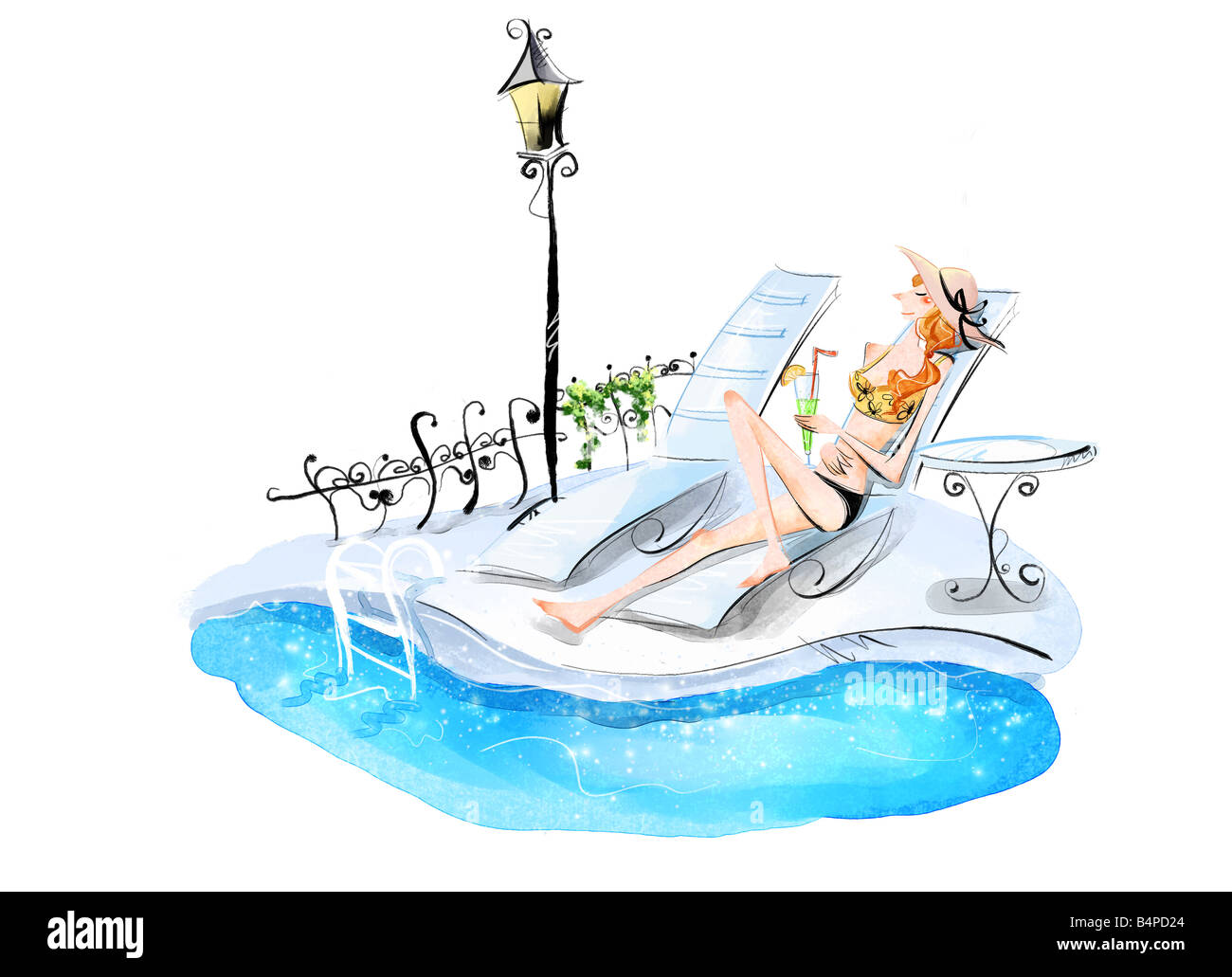 Gemalde Schwimmbad Stockfotos Und Bilder Kaufen Alamy