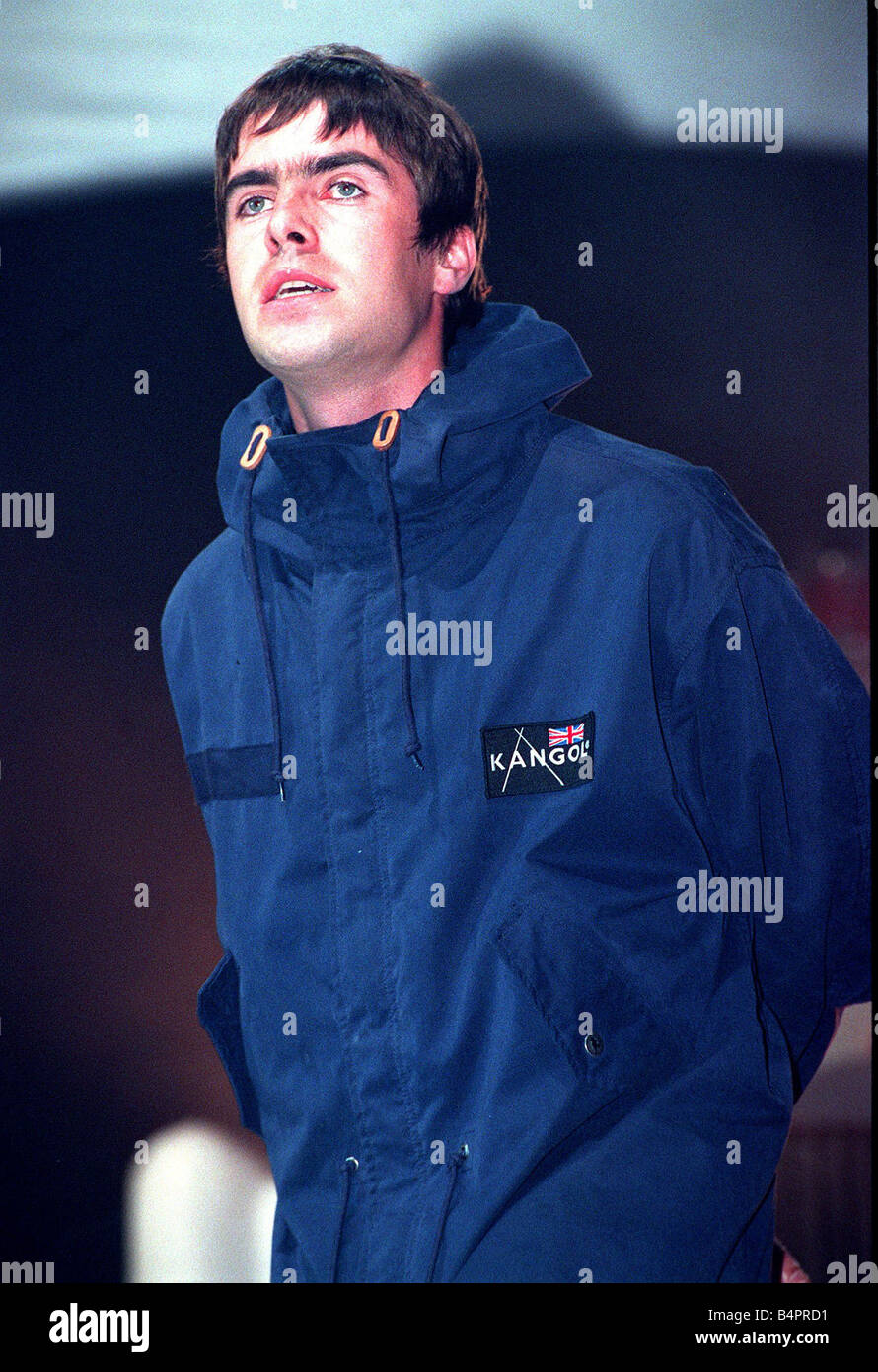 Liam Gallagher von der Popgruppe Oase Sept 1997 Stockfoto