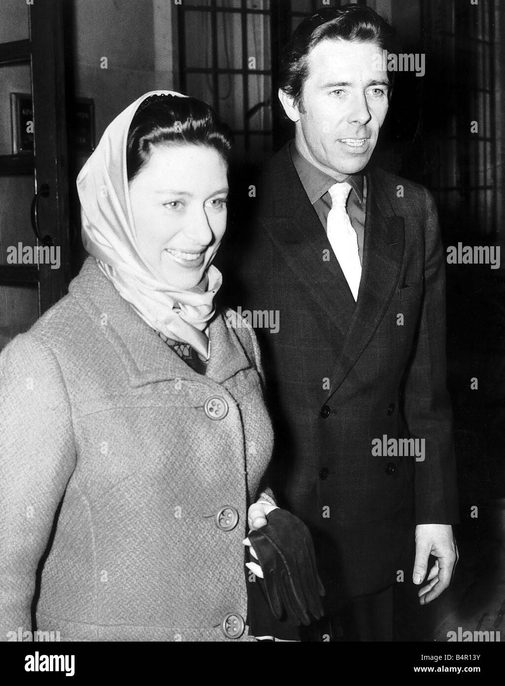 Prinzessin Margaret und Lord Snowdon 1968 Stockfoto