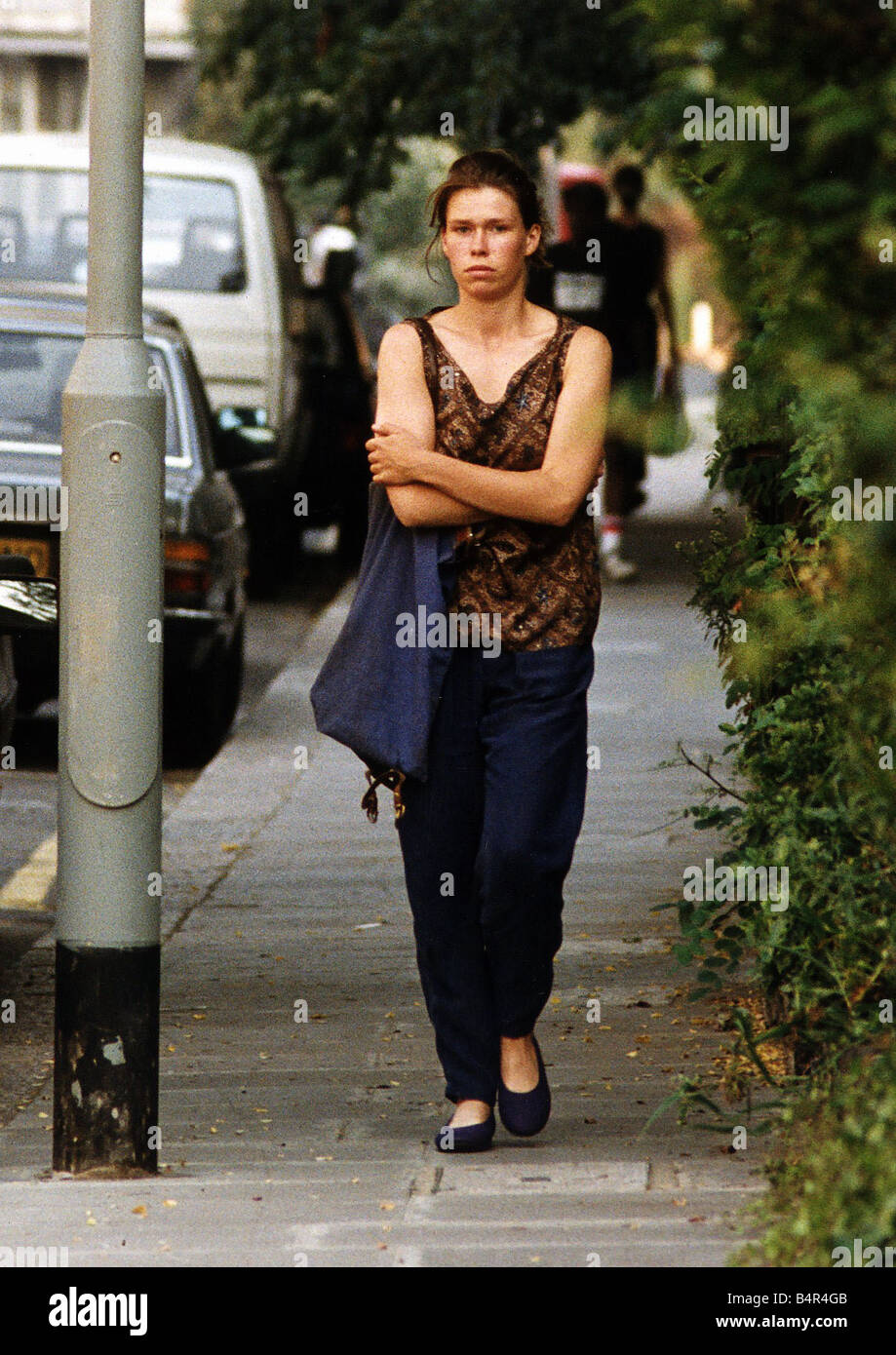 Lady Sarah Armstrong-Jones ein Sommer Spaziergang in Kanada Stockfoto