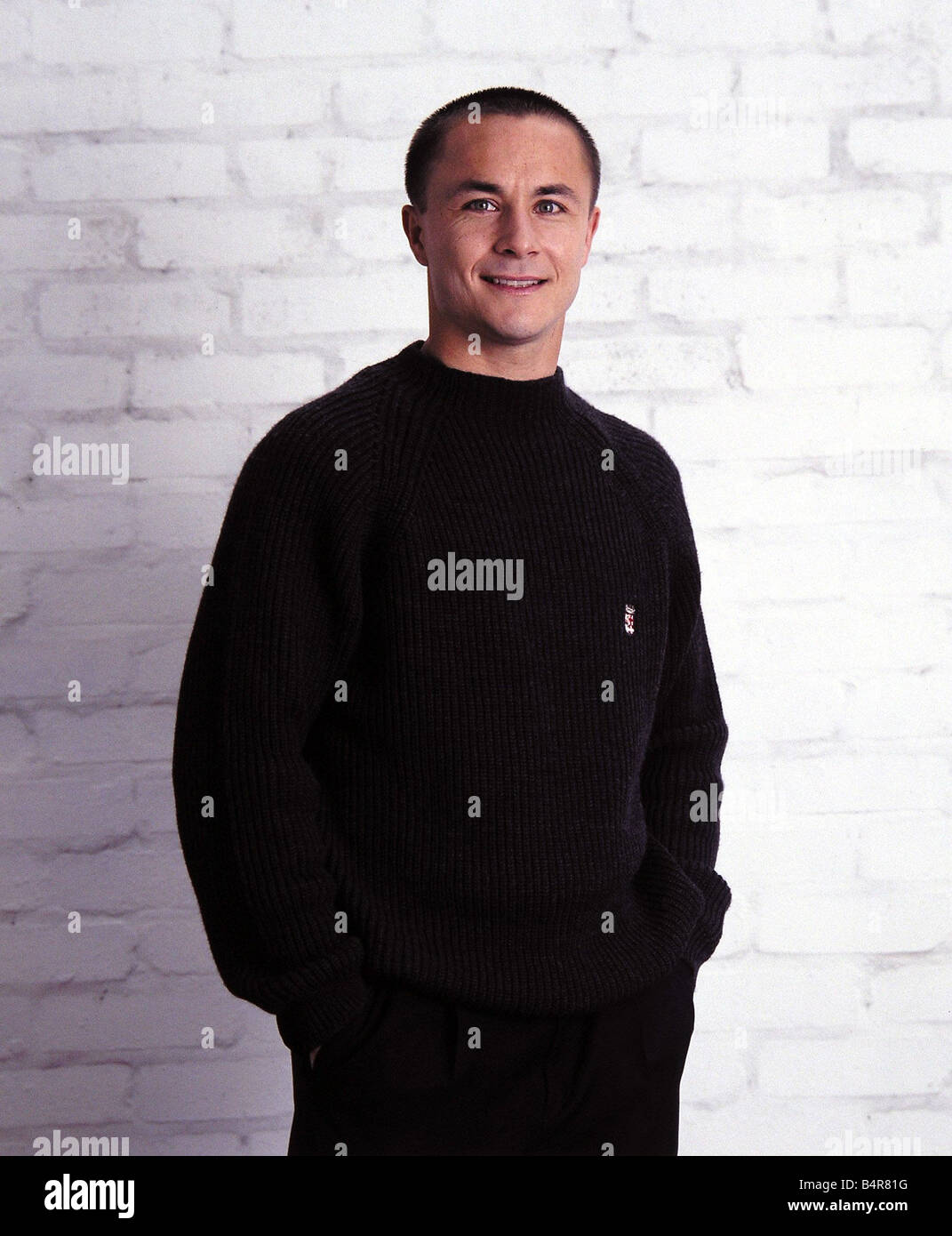 Fußballer Dennis Wise Dezember 2001 Stockfoto