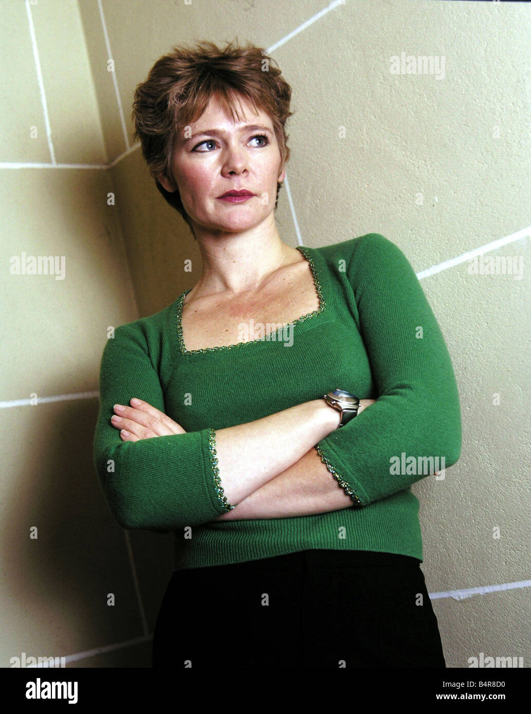TV-Schauspielerin Clare Holman Circa Dezember 2001 Stockfoto