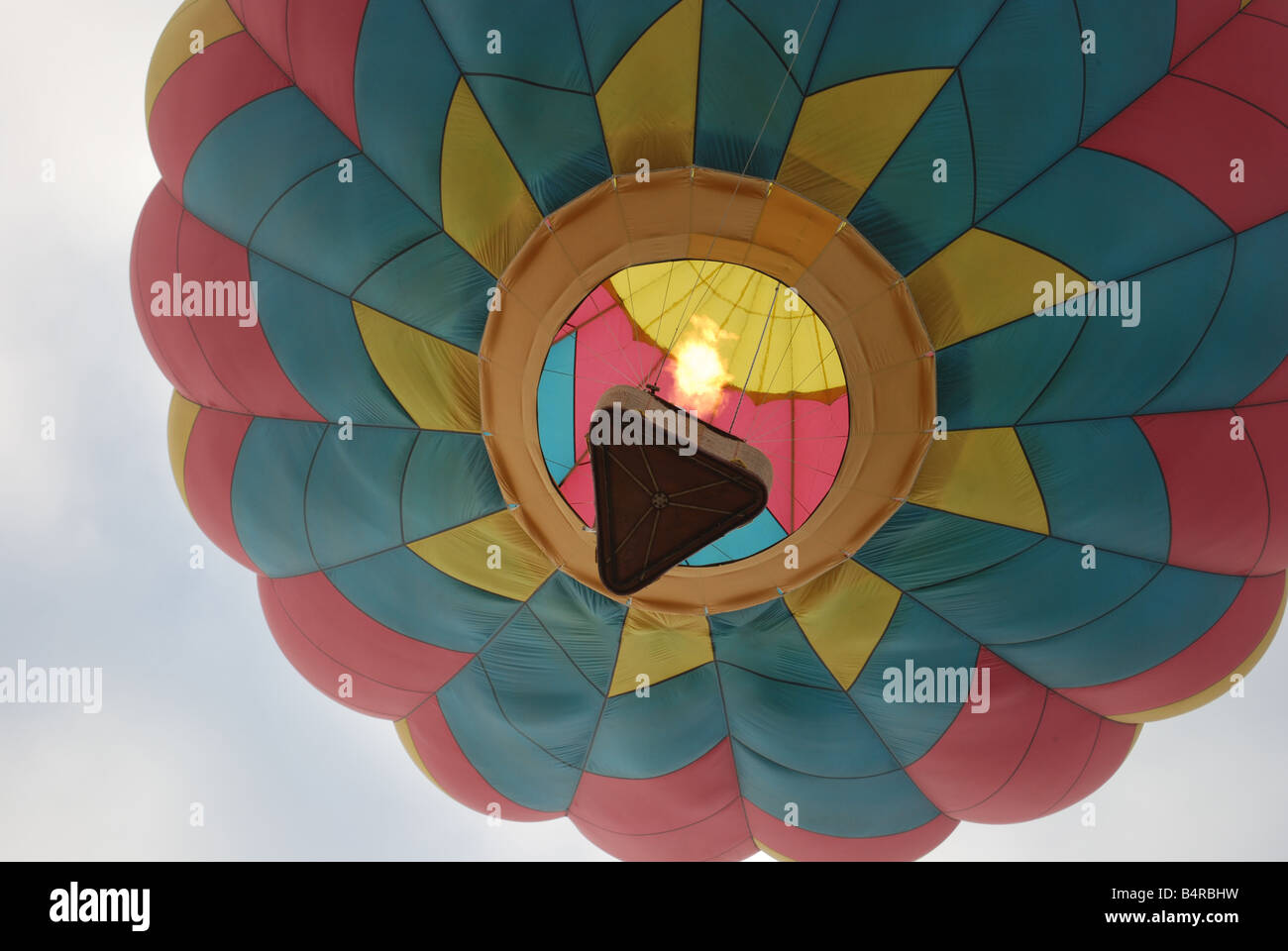 Heißluftballon Stockfoto