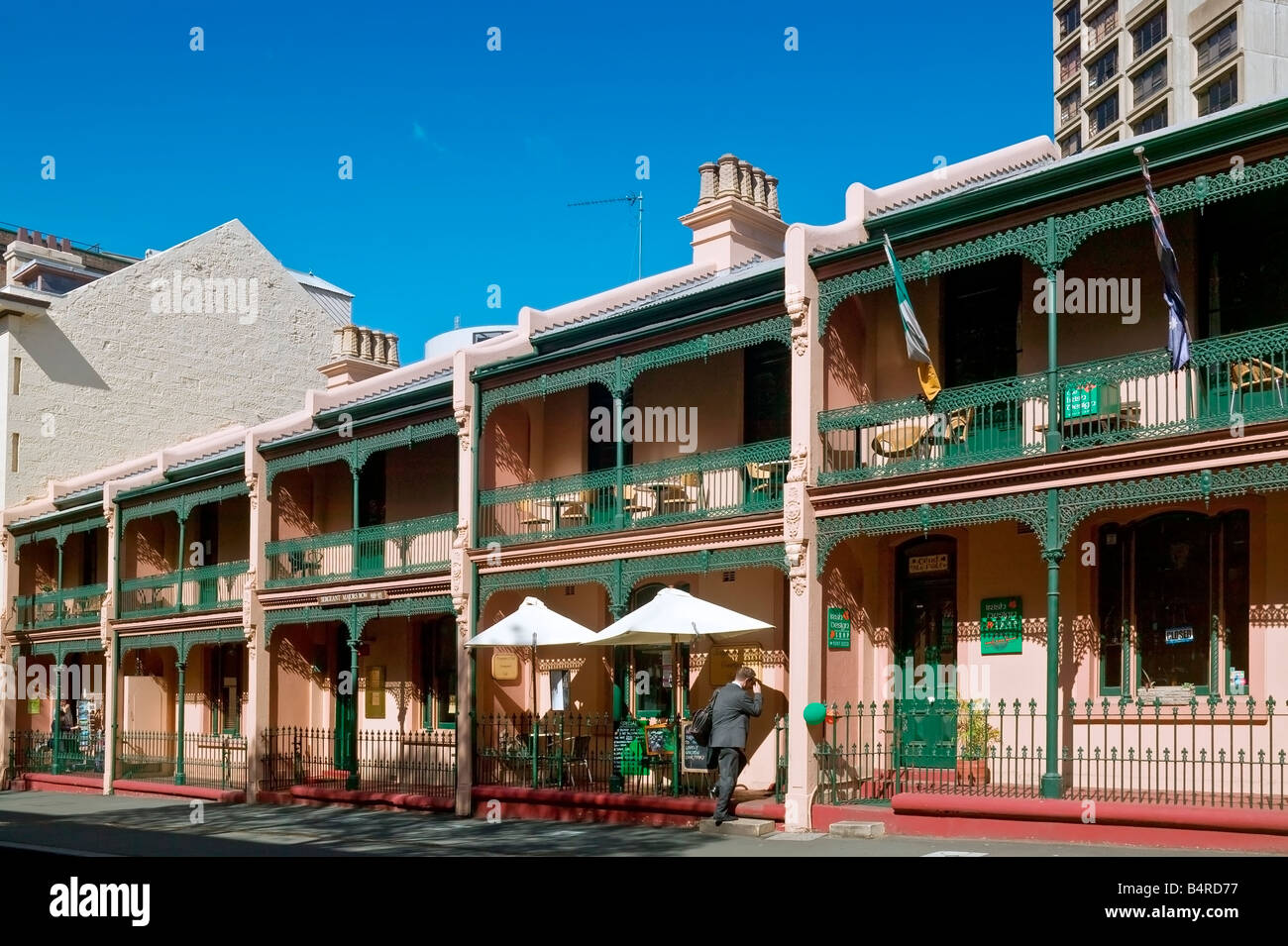DIE ROCK-BEZIRK SYDNEY NEW SOUTH WALES AUSTRALIEN Stockfoto