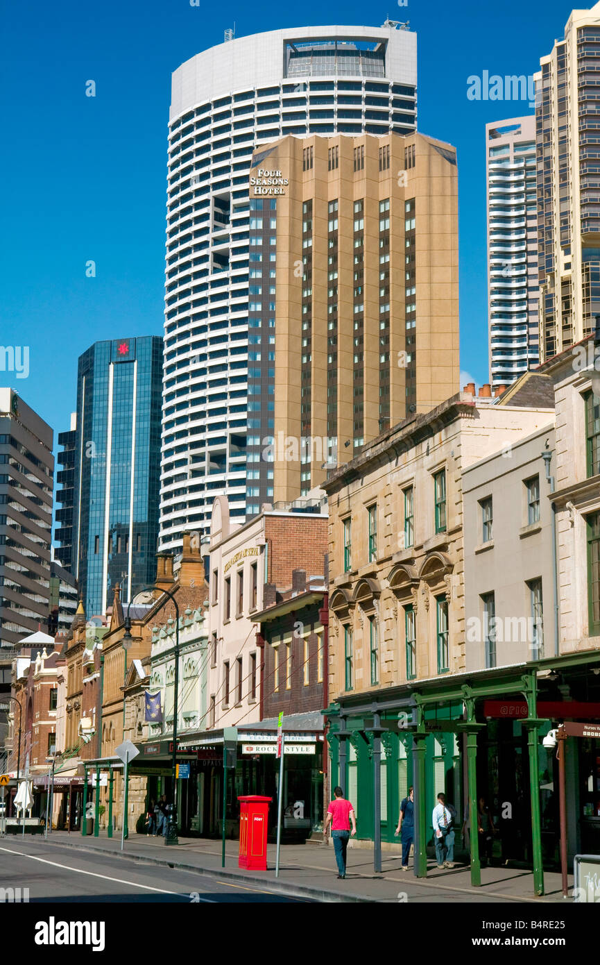 DIE ROCK-BEZIRK SYDNEY NEW SOUTH WALES AUSTRALIEN Stockfoto