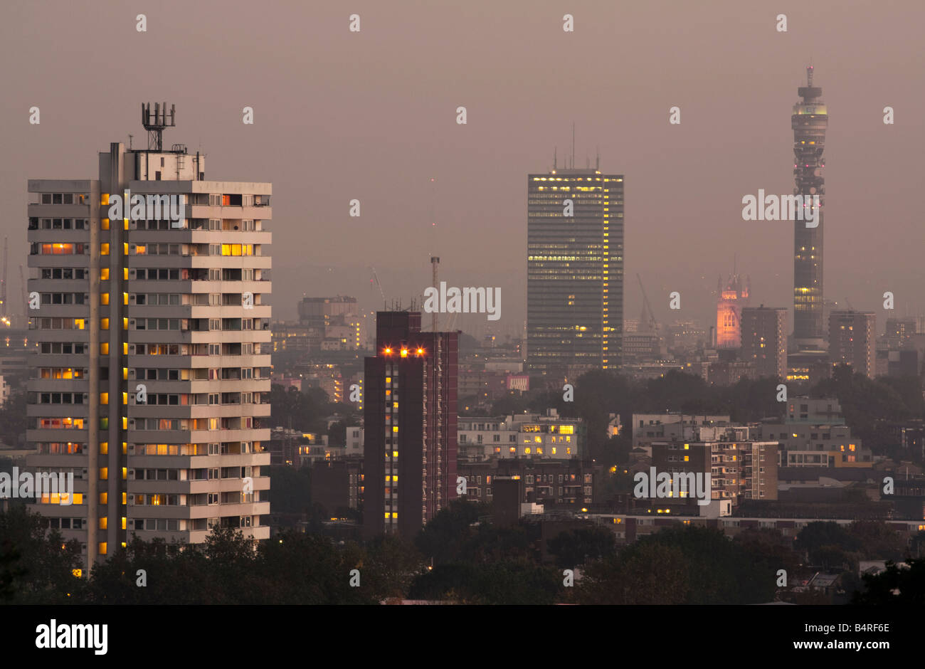 Norden Londons Stadtbild Stockfoto