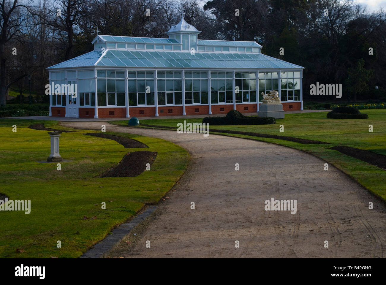 Aufwendigen viktorianischen Wintergarten im Zentrum von Bendigo Victoria Australien Stockfoto