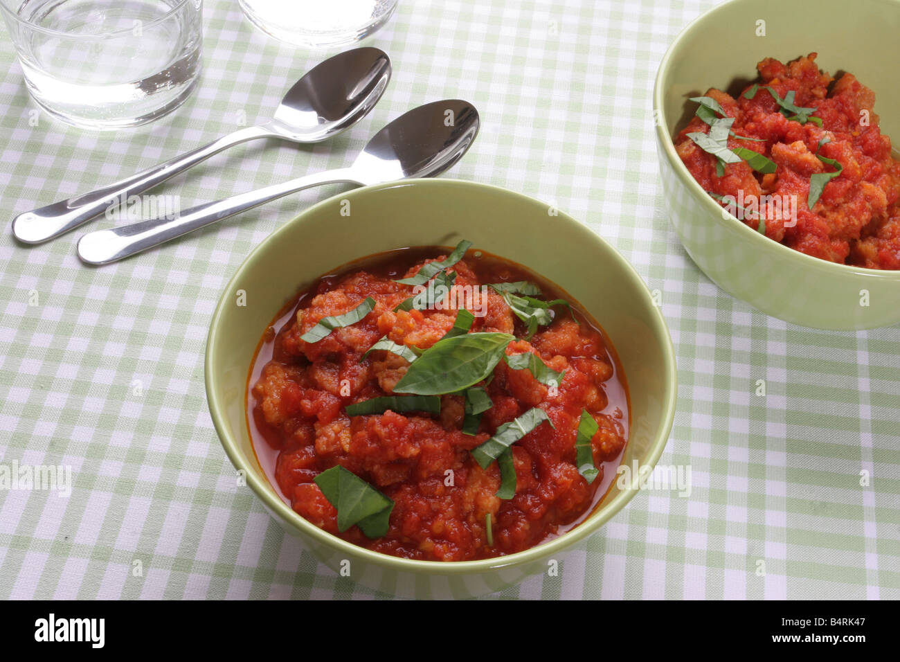 Pappa al Pomodoro typisch toskanische Suppe Italien Stockfoto