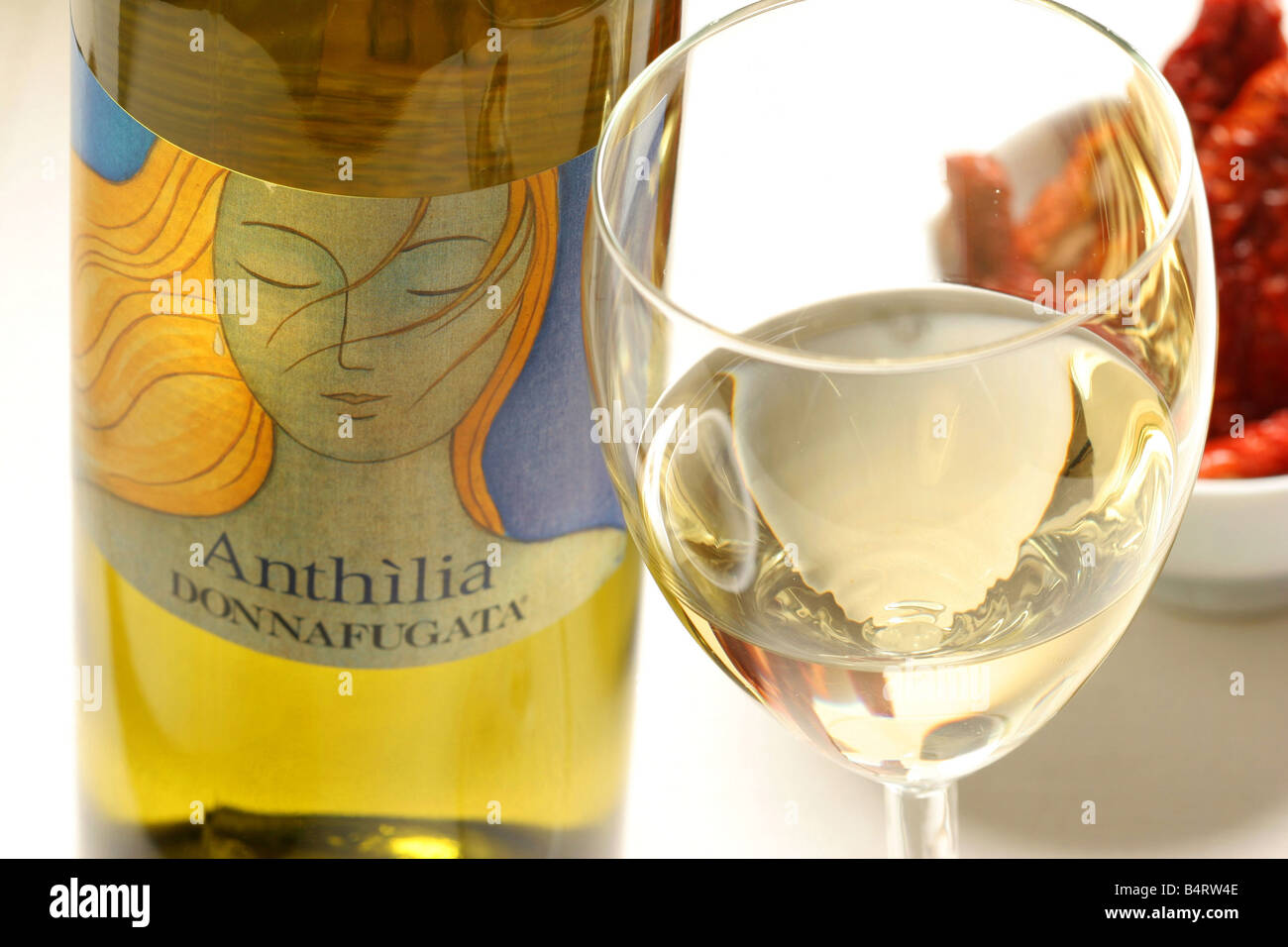 Ansonica DOC Wein Italien Stockfoto