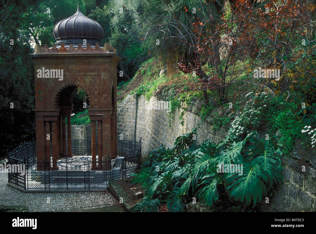 Maurischen Mausoleum Sir T Hanbury Grab Villa Hanbury Ventimiglia Ligurien Italien Stockfotografie Alamy