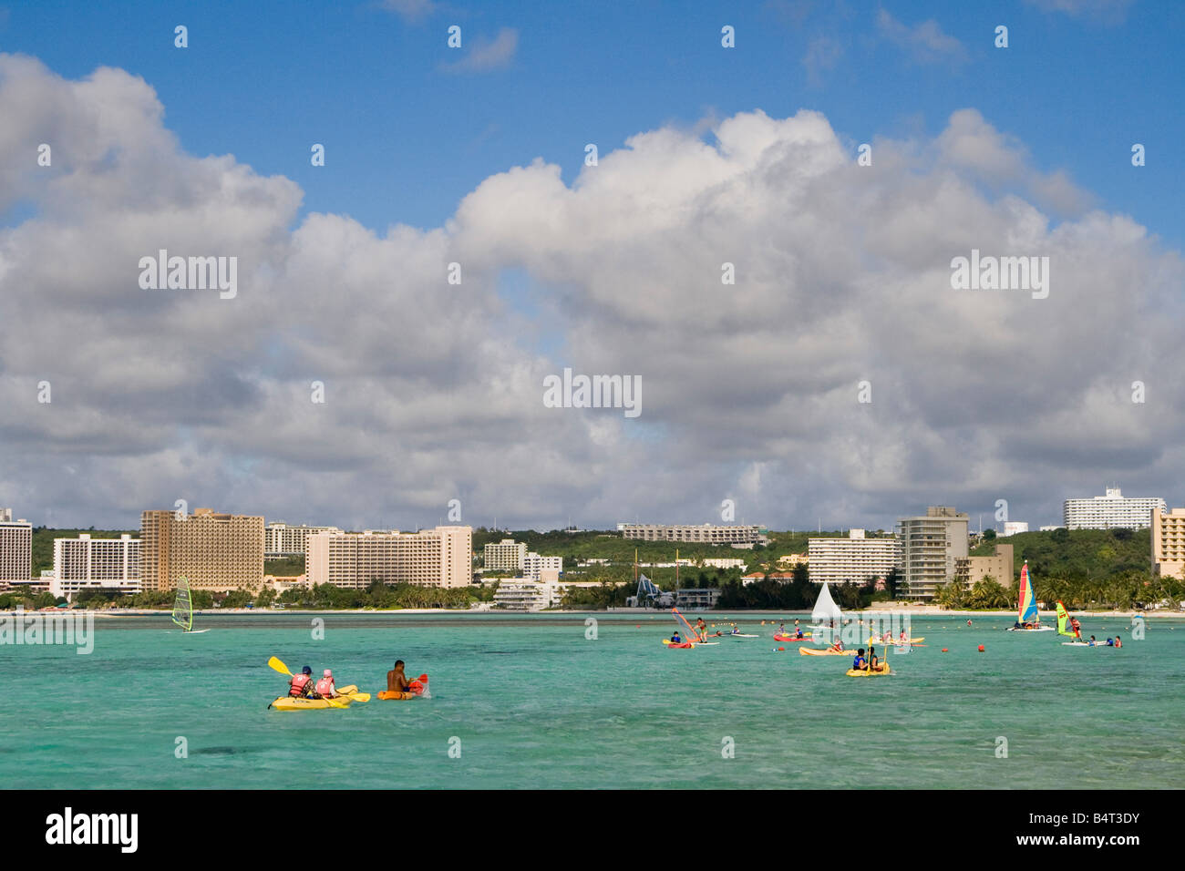 Strand, Tumon Bay, Guam (USA), Mikronesien Stockfoto