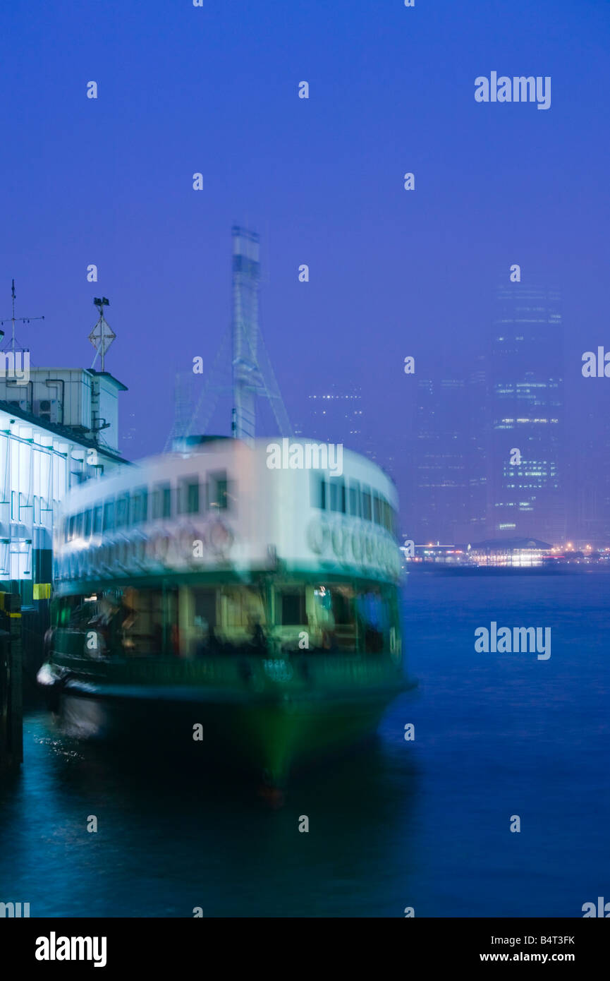 China, Hong Kong, Kowloon, Star Ferry Terminal, Victoria Harbour Stockfoto
