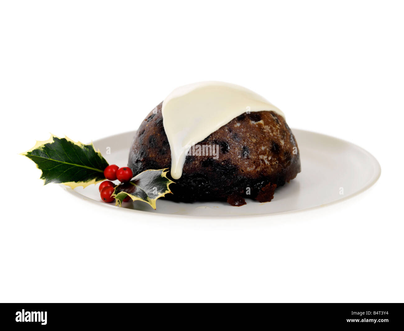 Christmas Pudding Stockfoto