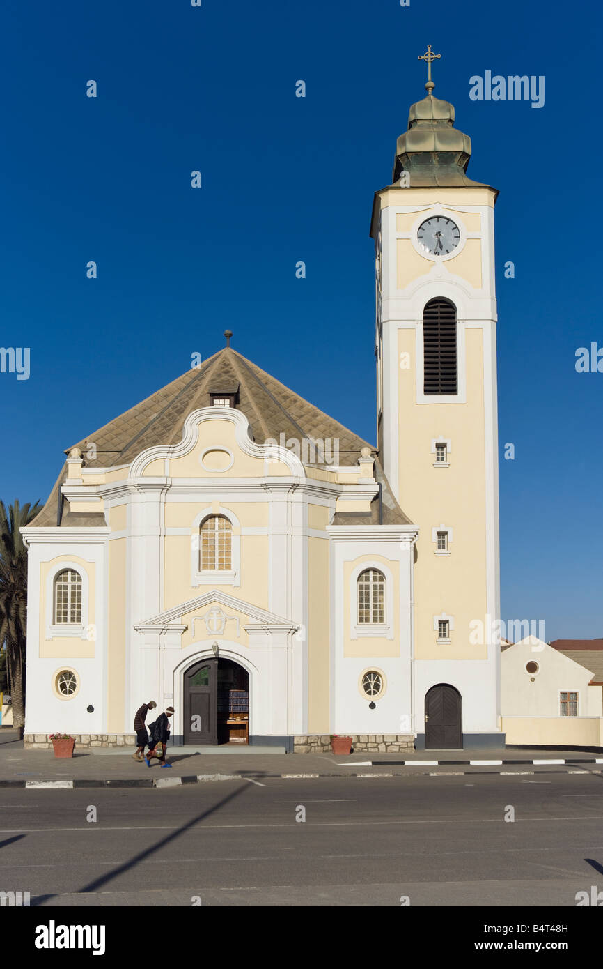 Swakopmund Namibia Afrika deutschen lutherischen Kirche Stockfoto
