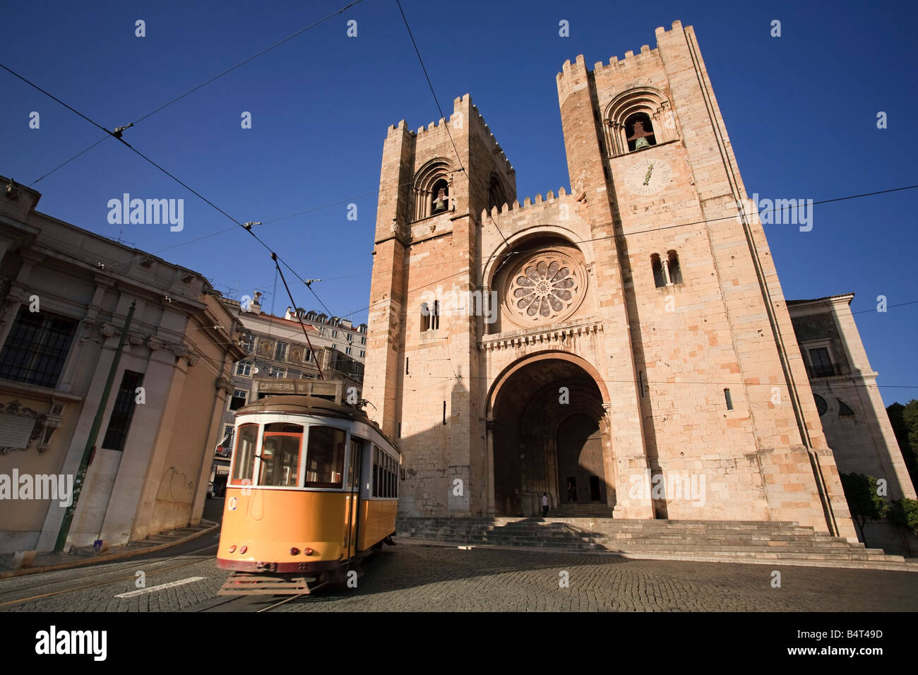 Sé (Kathedrale), Stadtteil Alfama, Lissabon, Portugal Stockfoto