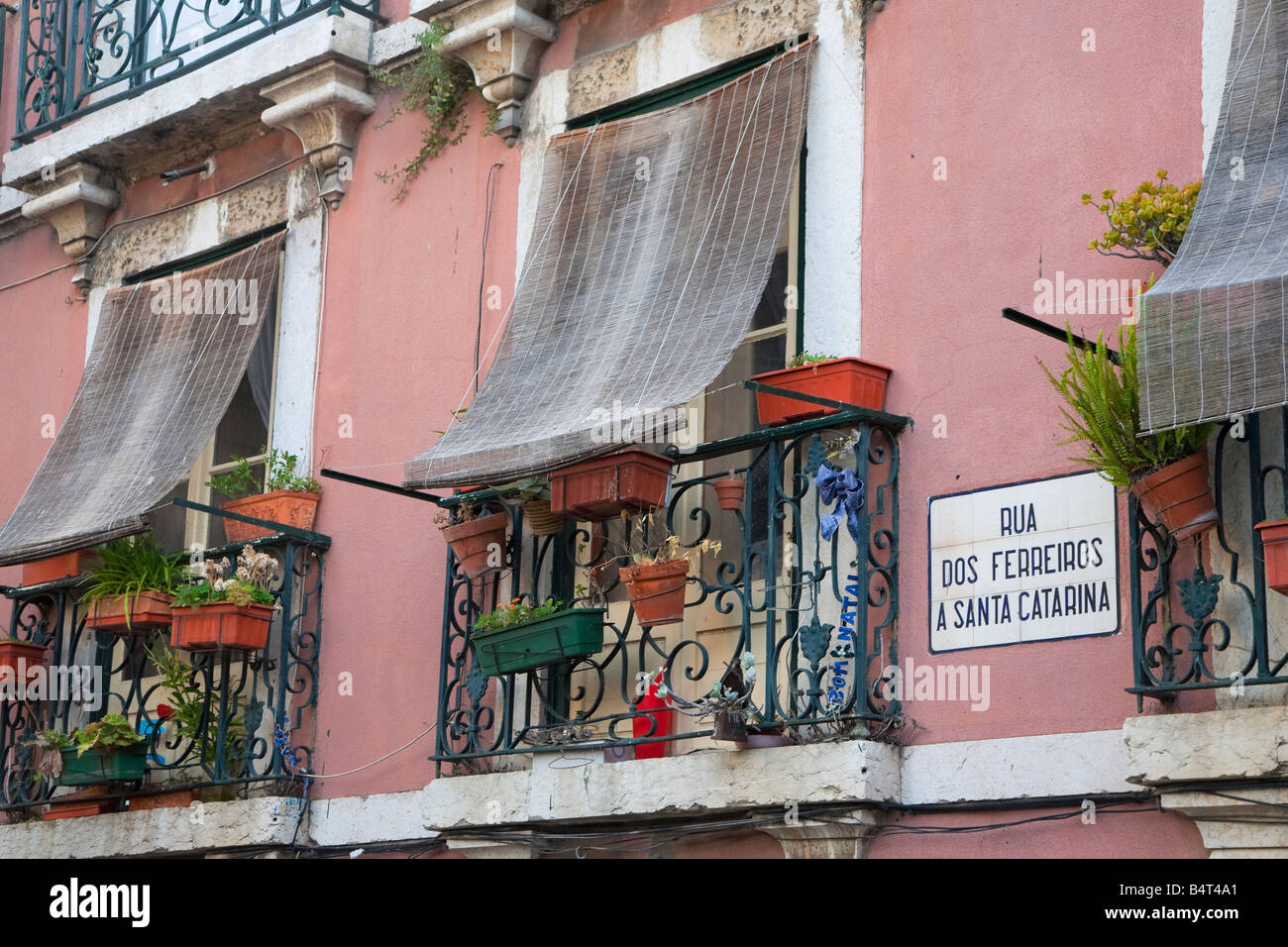 Viertel Bairro Alto, Lissabon, Portugal Stockfoto