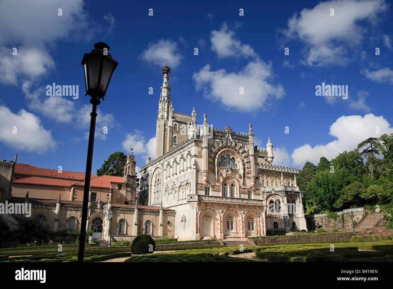 Bucaco Palace Hotel, Bucaco National Forest, Beira Litoral, Portugal Stockfoto