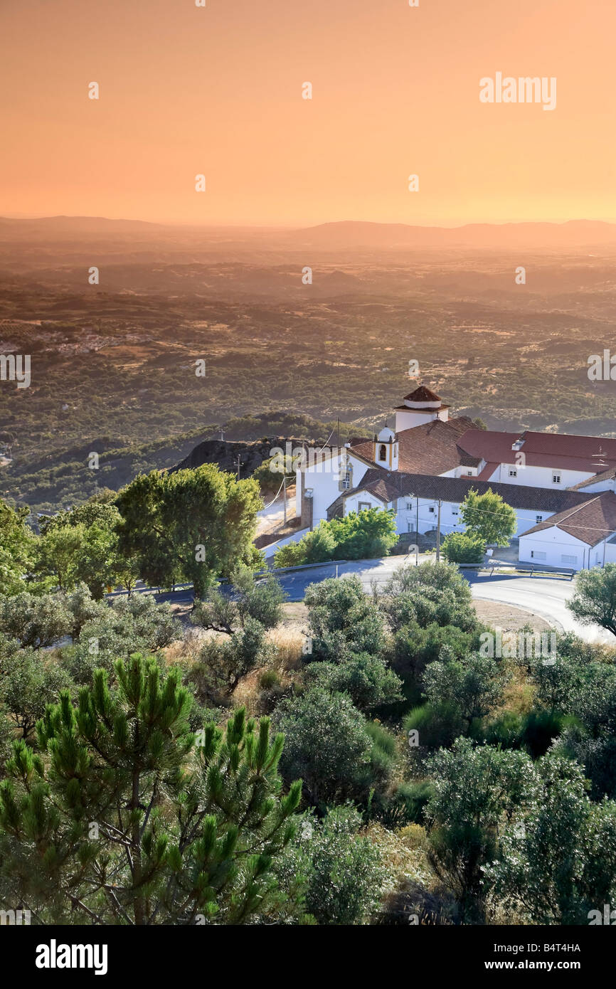 Parque Natural da Serra de Sao Mamede, Marvao, Alentejo, Portugal Stockfoto