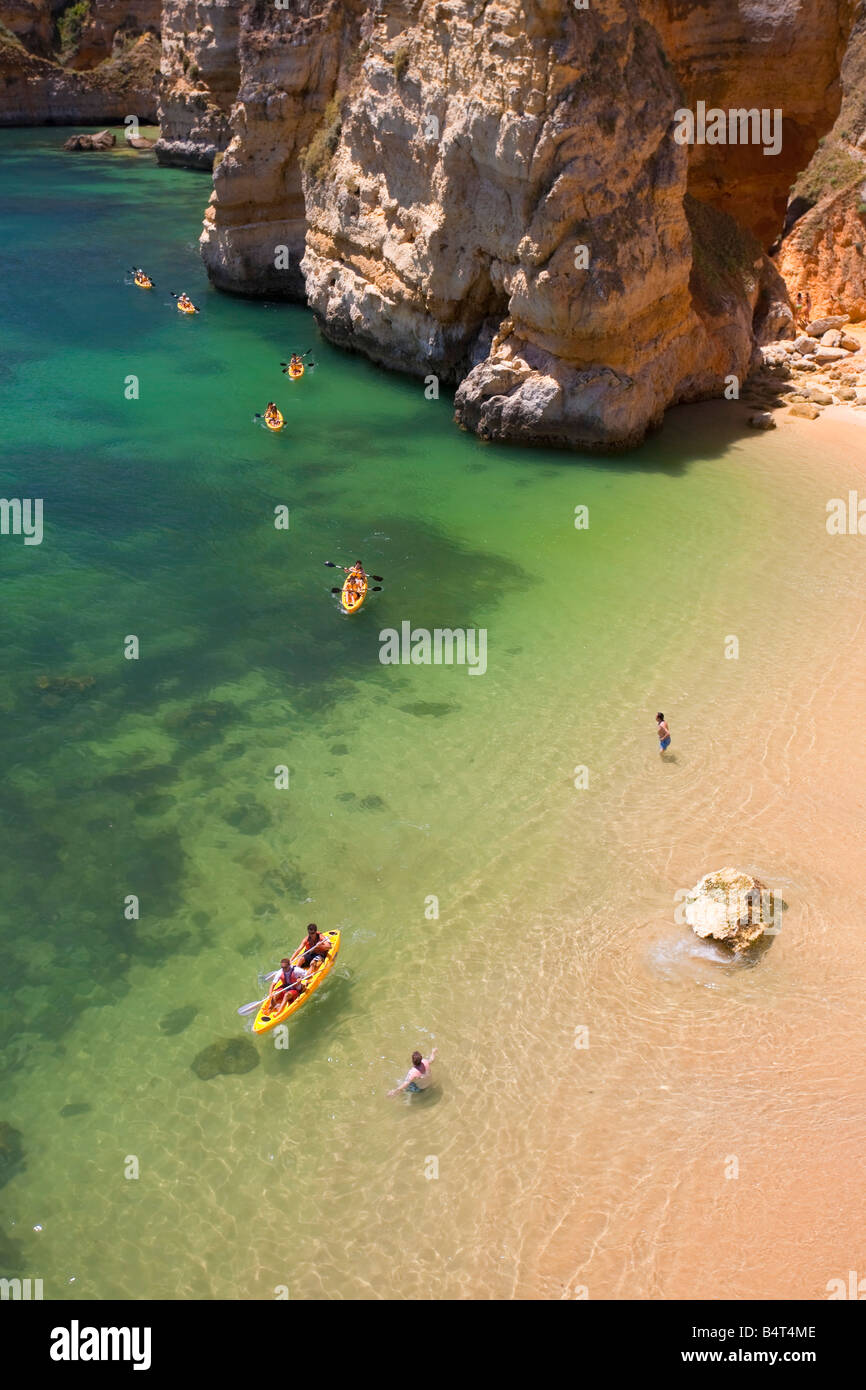 Praia da Dona Ana, Lagos, Algarve, Portugal Stockfoto