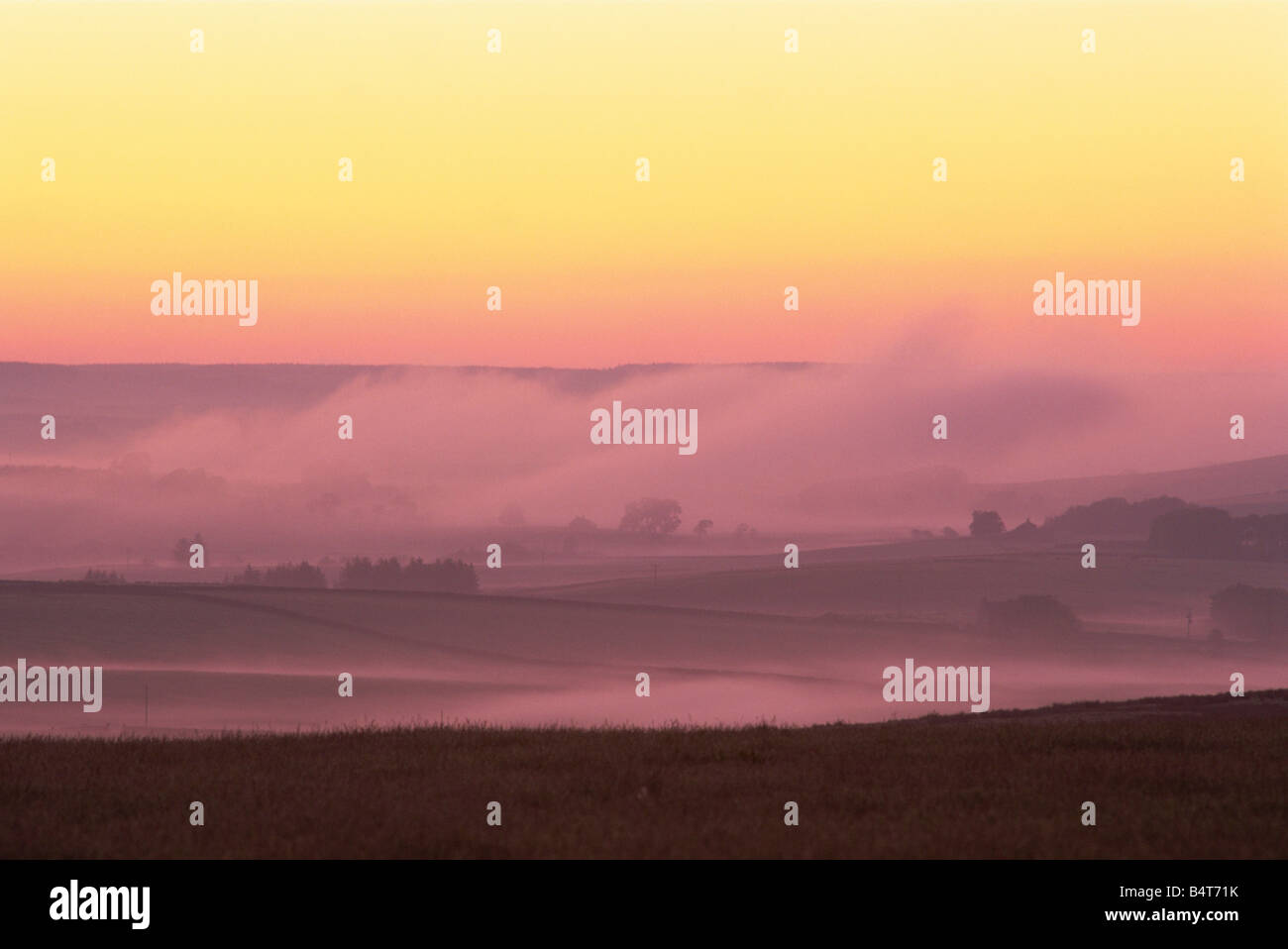 England, Northumbria, Blick auf die Landschaft Stockfoto