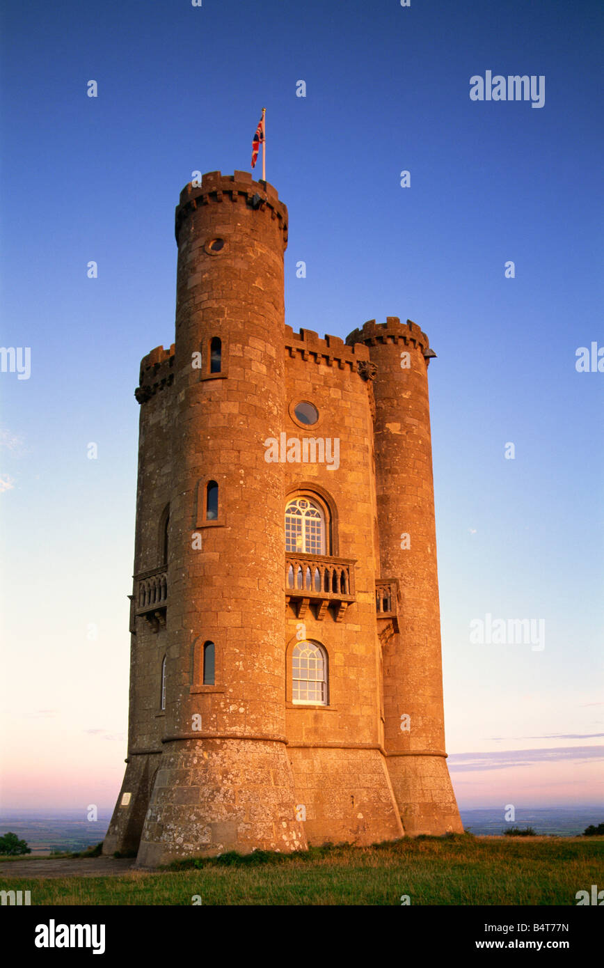 England, Worcestershire, Cotswolds, Broadway Tower Stockfoto