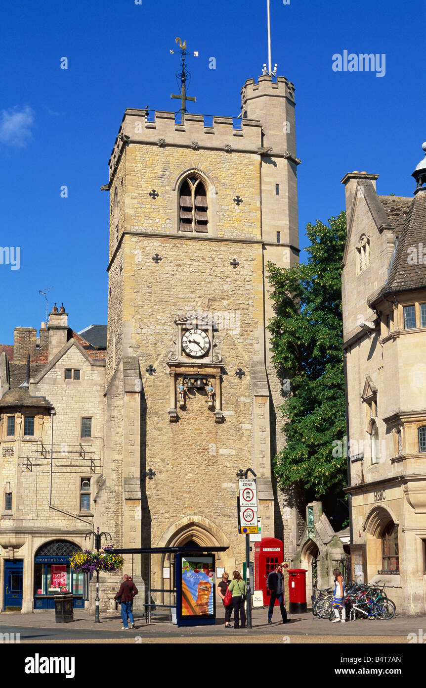 England, Oxfordshire, Oxford, Carfax Tower Stockfoto