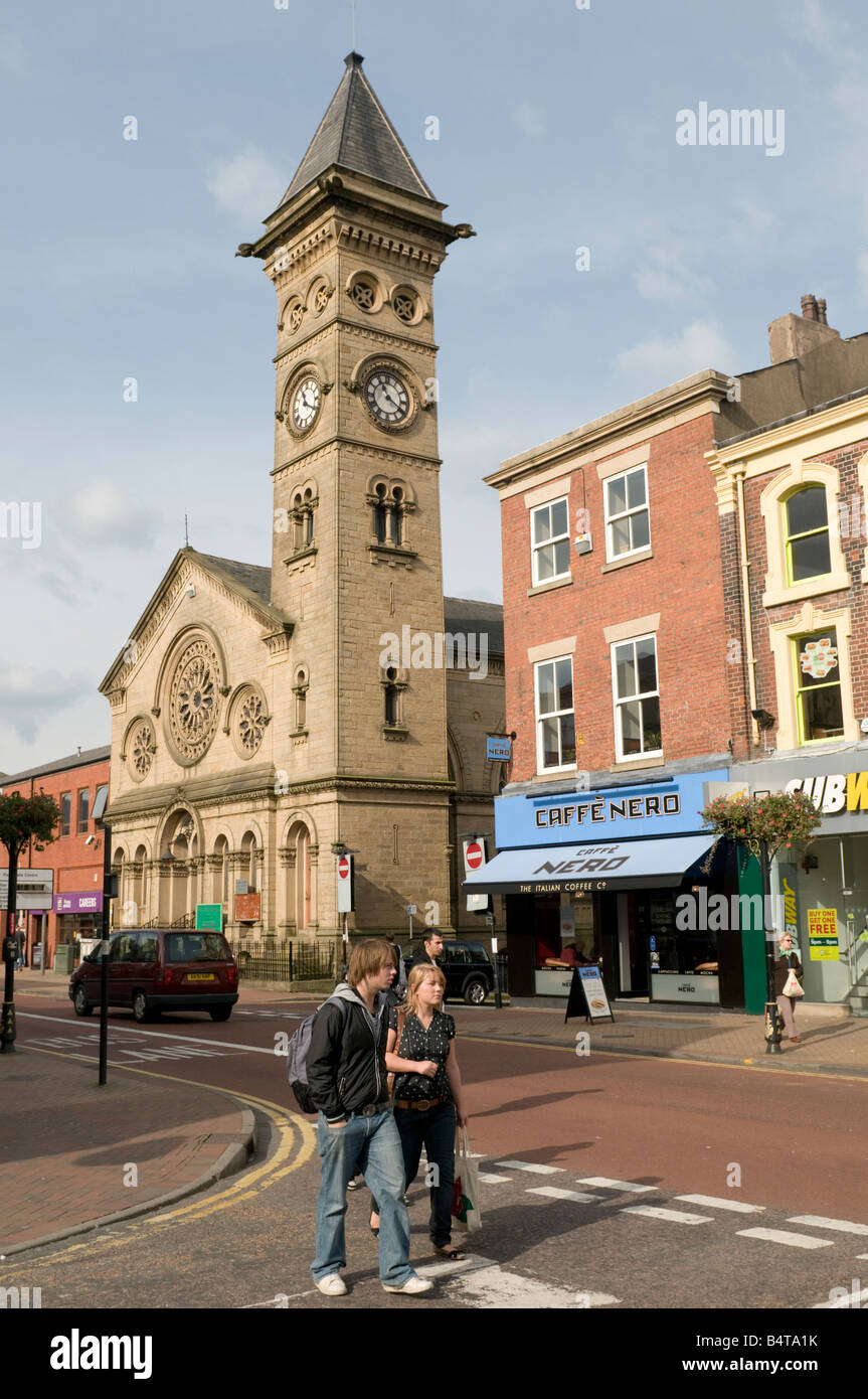 Friargate Baptistengemeinde Fishergate Preston Stadtzentrum Lancashire England UK Stockfoto