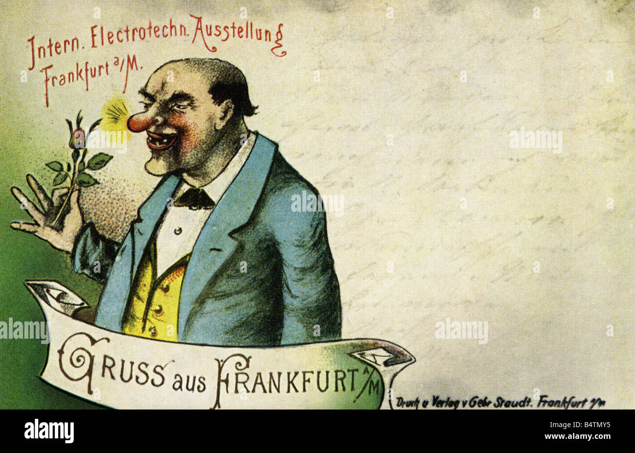 Ausstellungen, Industrie, Internationale elektrotechnische Ausstellung, Frankfurt am Main, 16.5.1891 - 19.10.1891, Stockfoto