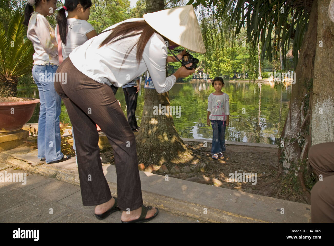 Touristischen Foto Hanoi Nordvietnam Stockfoto