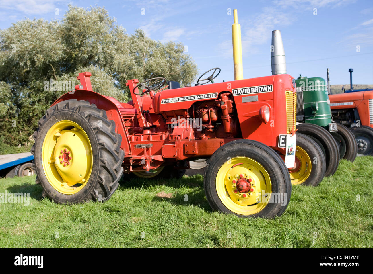 David Brown 770 Selectamatic Traktor Dampfmaschine Rallye Cheltenham Racecourse UK Stockfoto