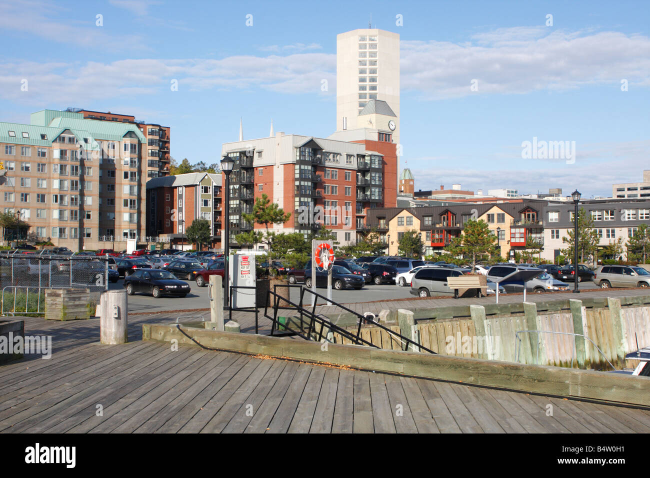 Harbourfront und Promenade in Halifax, Nova Scotia Stockfotografie Alamy