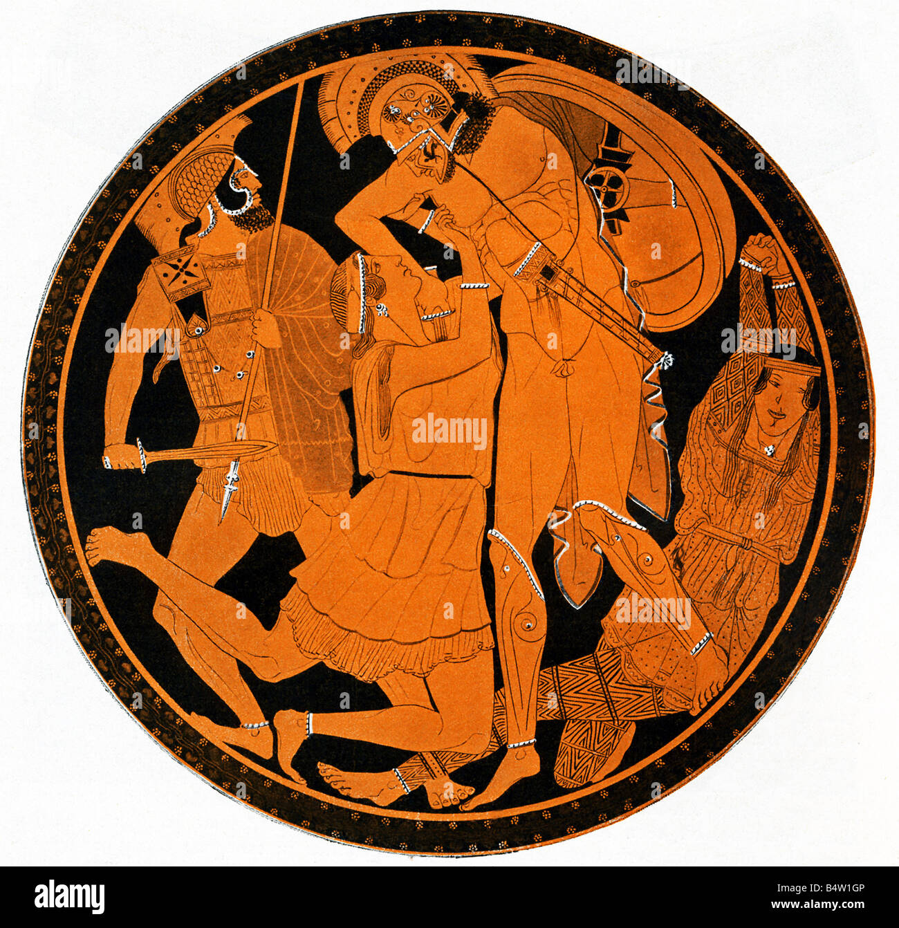 Penthesilea und Achilles Stockfotografie Alamy