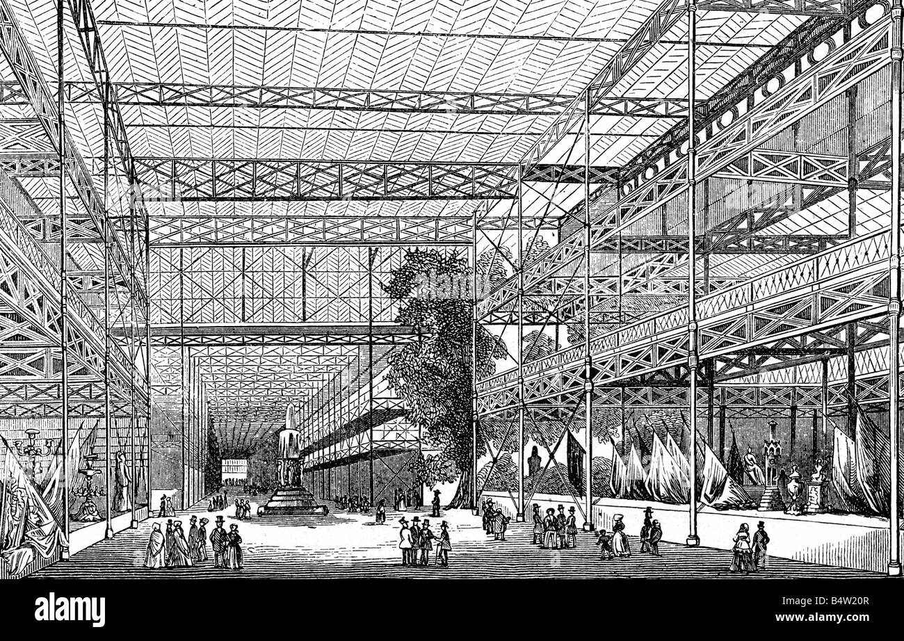 Interior Crystal Palace Stockfotos Interior Crystal Palace