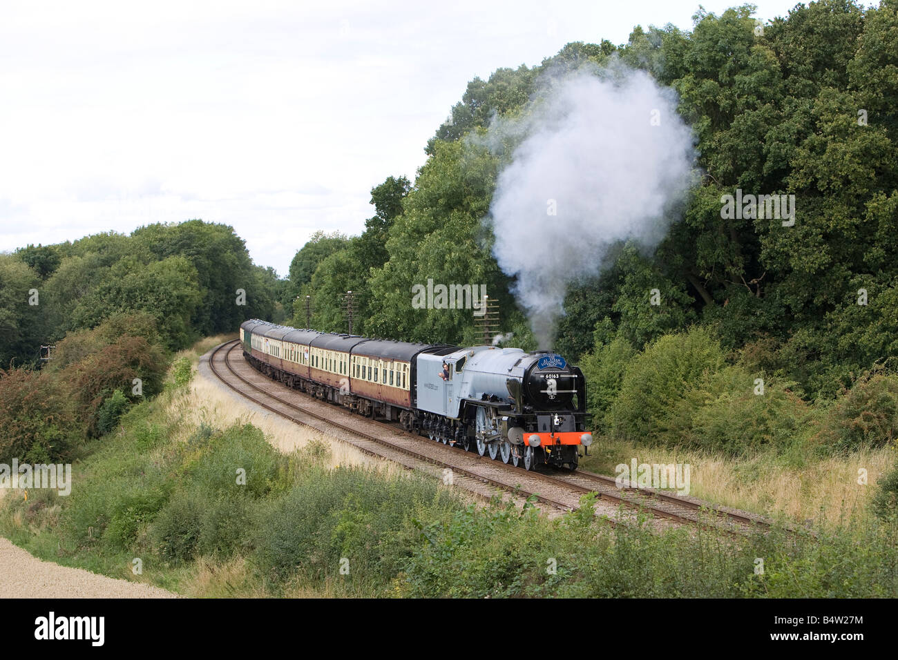 Der A1 Steam Lokomotive der 60163 Tornado Stockfoto