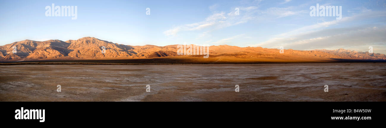 Death Valley Nationalpark Kalifornien Playa Panorama Stockfoto