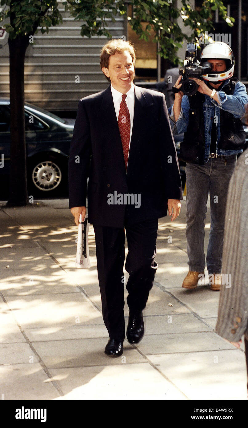 Tony Blair Führer der Labour Party Stockfoto